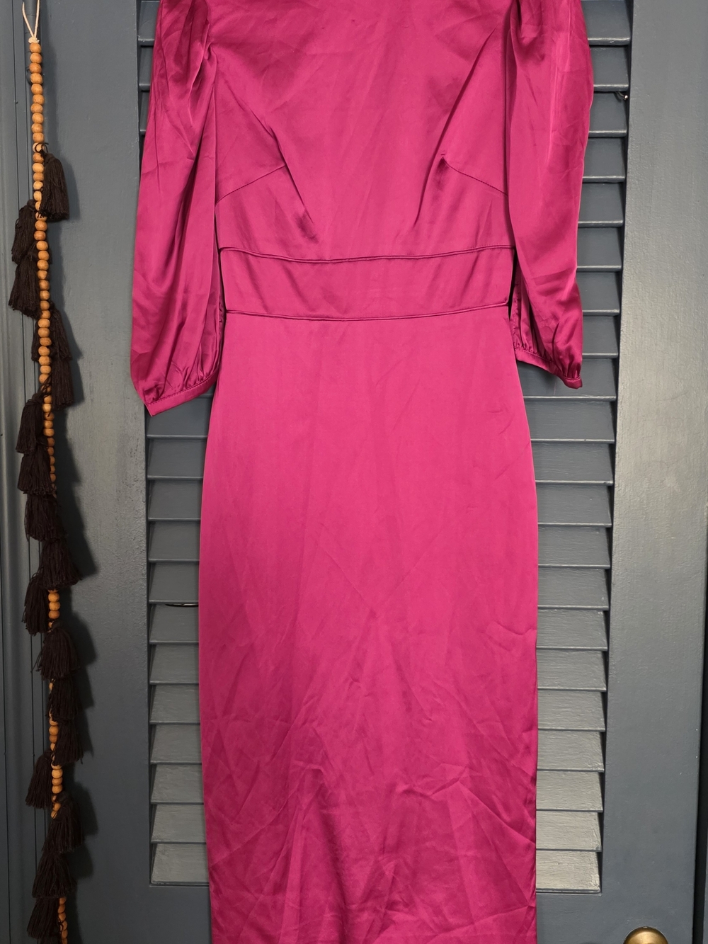Mac Duggal Vibrant Fuchsia Midi Dress